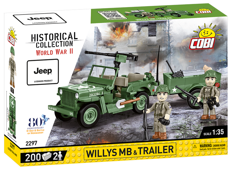 Willy MB Jeep & Trailer Set