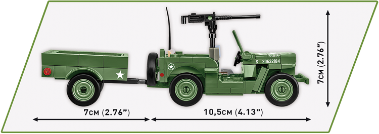 Willy MB Jeep & Trailer Set