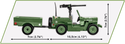 Willy MB Jeep & Trailer Set