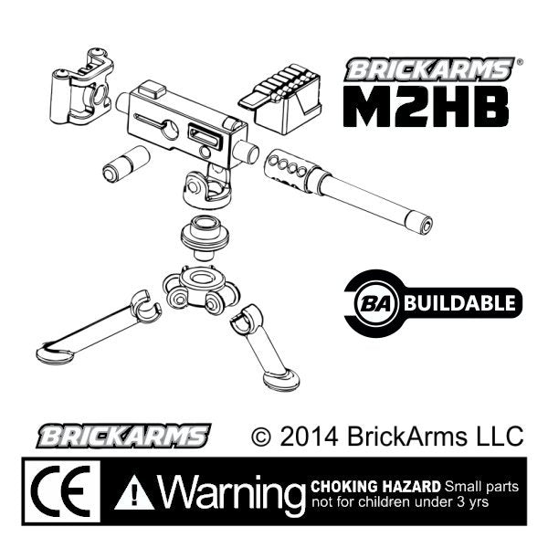 M2HB - Buildable with M3 Tripod