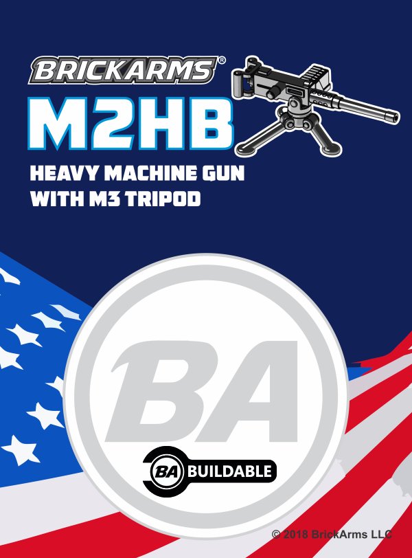 M2HB - Buildable with M3 Tripod